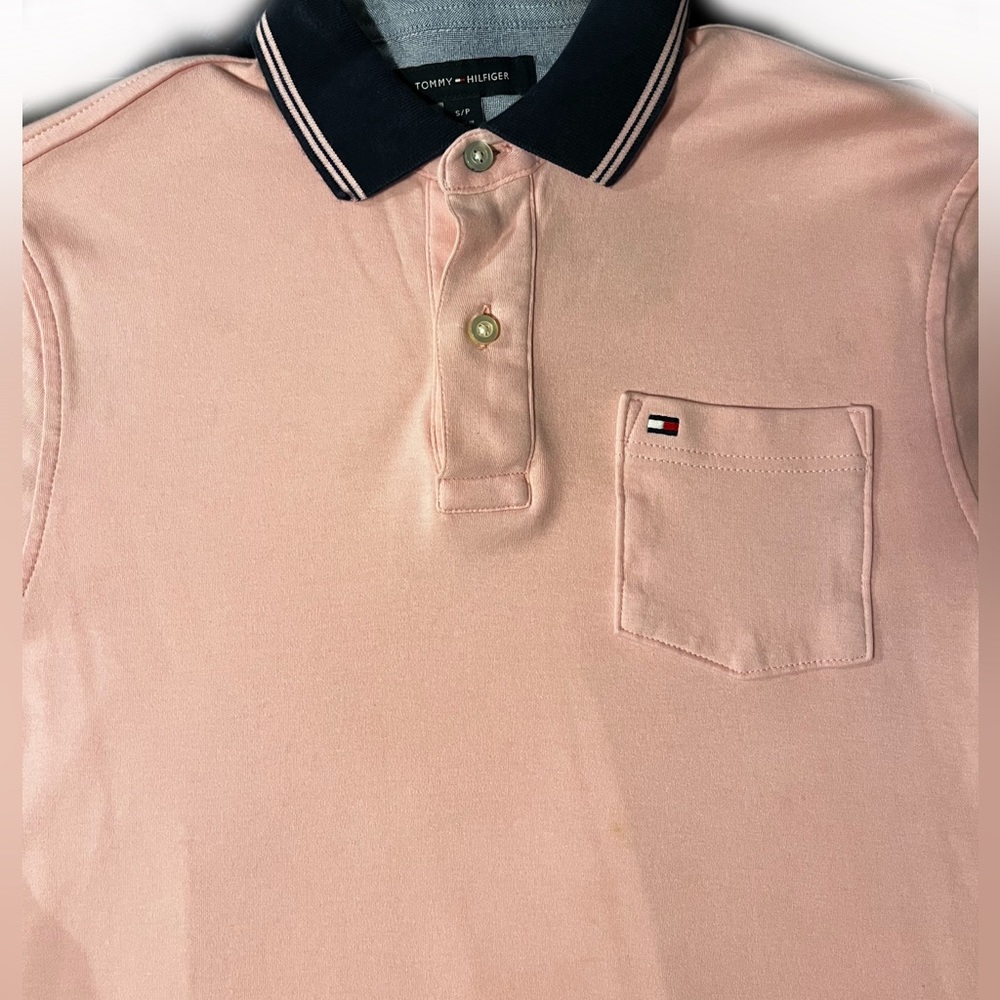 Pink Tommy Hilfiger Shirt Polo
